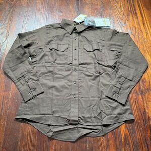 First Tactical Shirt Womens XL Brown V2 Tactical Long Sleeve Uniform NWT‎
